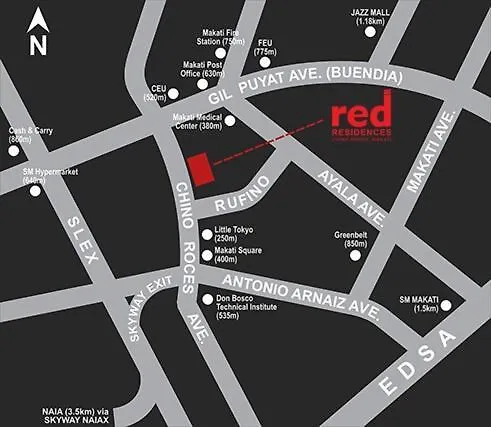 Smdc Red Residences Makati, Staycation Fast Wifi Complete Amenities Apartment Manila
